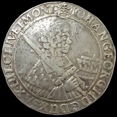 Саксония 1 талер, 1665
. Иоганн Георг II