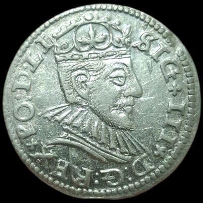 Ливония 3 гроша, 1590. Сигизмунд III