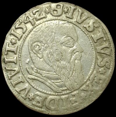 Пруссия 1 грош, 1542