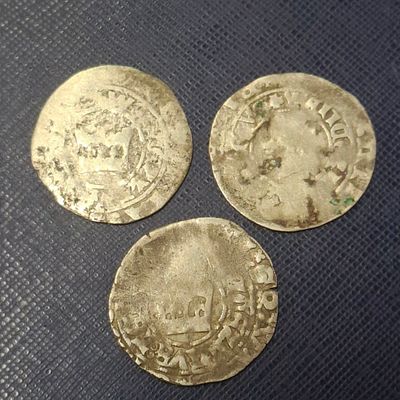 Пражский грош. Средневековая разменная монета. Лот