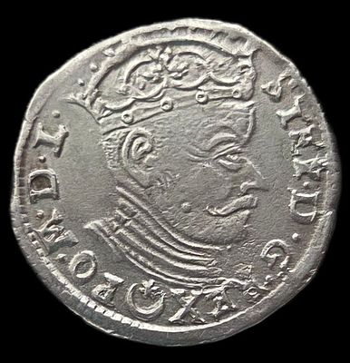 3 гроша 1583 Стефан Баторий