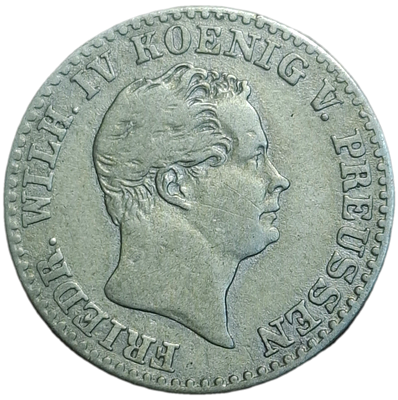 2 1/2 серебряных гроша 1850 А Пруссия