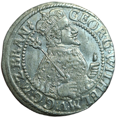 Орт 1624 Георг Брандербург-Пруссия