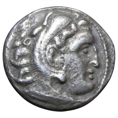 GRÉCIA ANTIGA- ALEXANDRE III, DRACMA, MILETOS, 336 a 323 AC, 3.84gr, 18.3mm, Price 2121; 