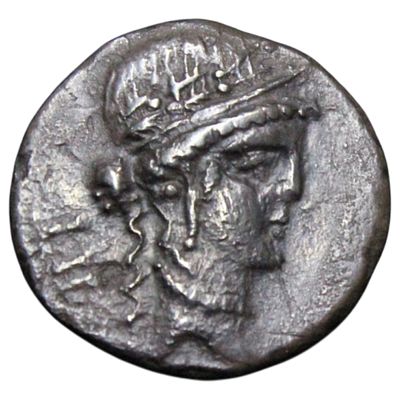 MUITO RARO---- IMPÉRIO ROMANO- JULIO CÉSAR, DENÁRIO (GRÉCIA, 48 AC), 3.25gr, 17.3mm, Sear 1400 