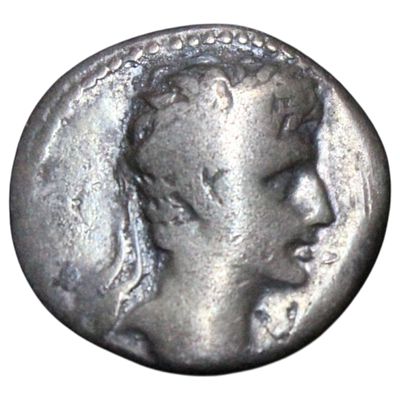 MUITO RARO---- IMPÉRIO ROMANO/IBÉRICA- CÉSAR AUGUSTO, DENÁRIO (COLÓNIA PATRICIA, 19/8 AC) 