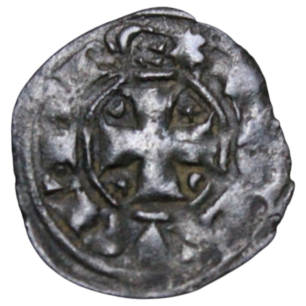 PORTUGAL- DINHEIRO (D. DINIS, 1279/1325), BOLHÃO, 0.87gr, 17.1mm, AG 4.44