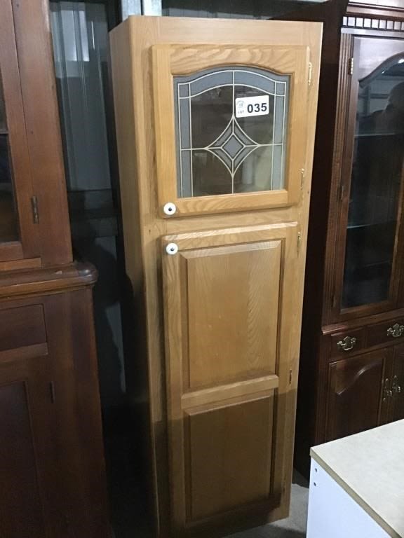 Lot 35: PANTRY CABINET 6 x 22 inches
