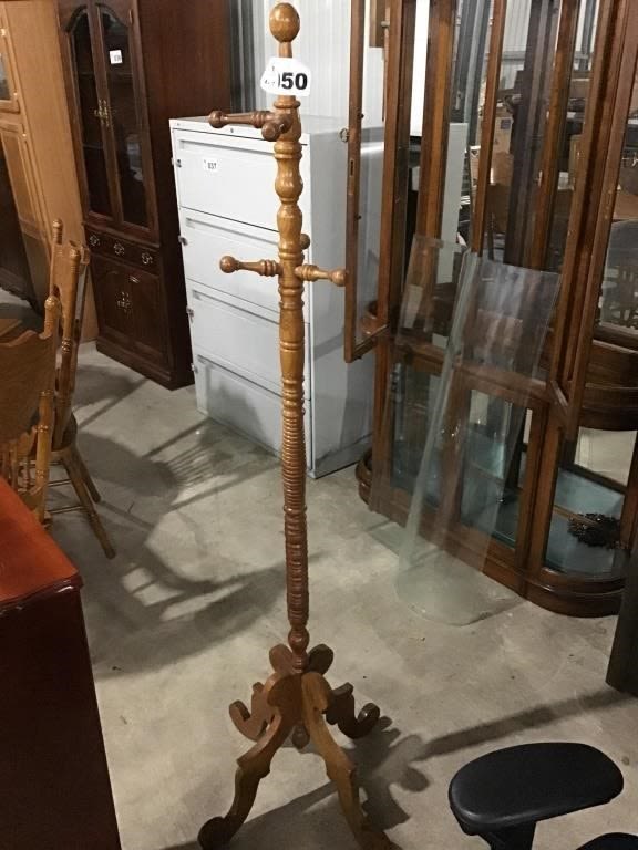 Lot 50: OAK HALL TREE missing one rung