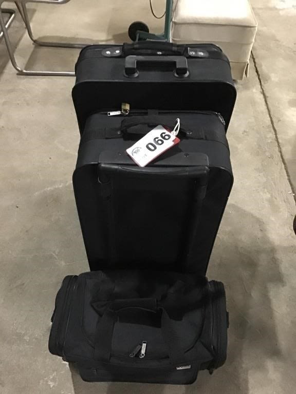 Lot 66: 2 PC ROME LUGGAGE SET, 1 IMPRESSIONS 3 pc total