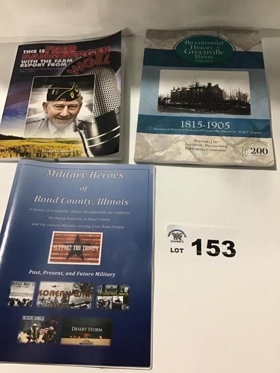 Lot 153: GREENVILLE, BOND CO.  BOOKS