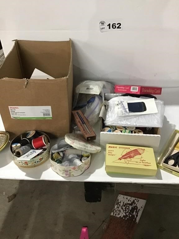Lot 162: SEWING SUPPLIES