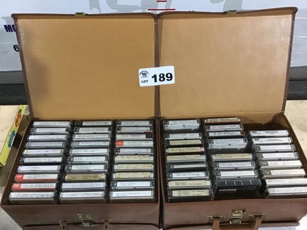 Lot 189: CASSETTES, CASES