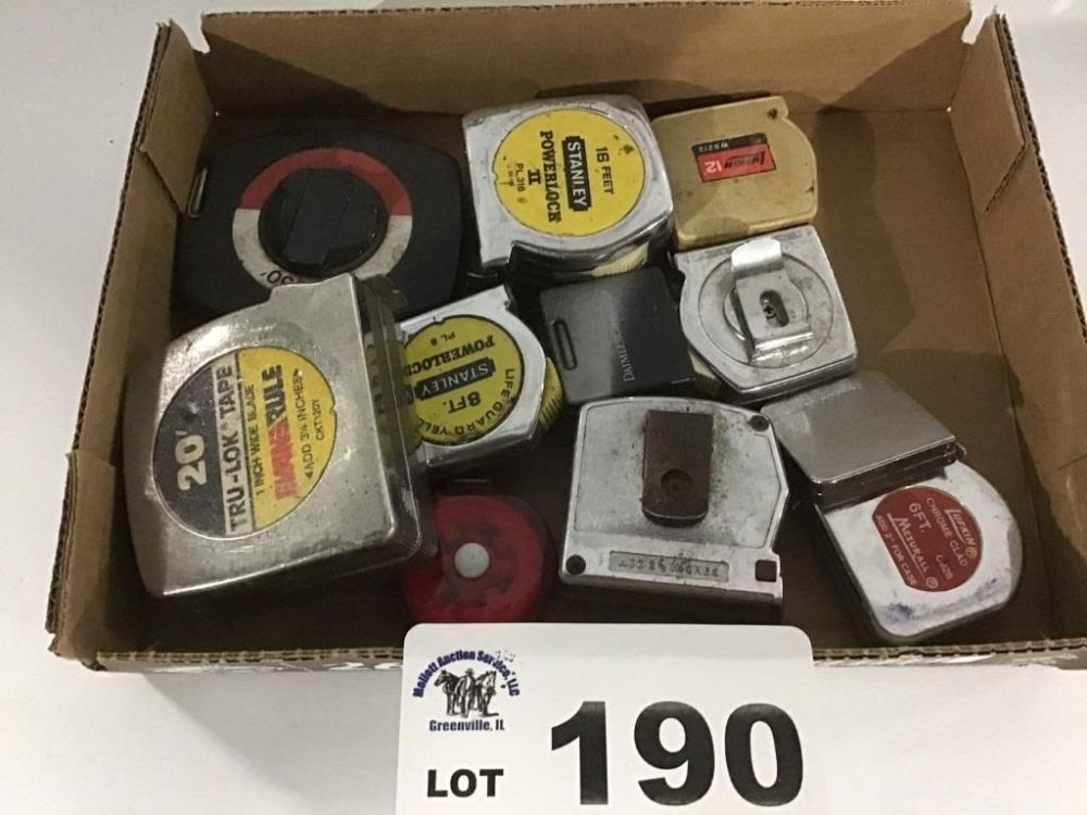 Lot 190: MEASURING TAPES