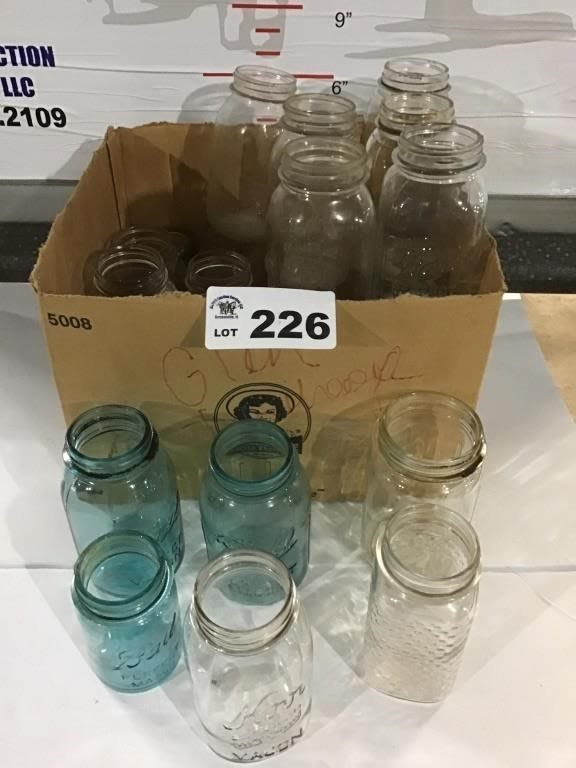 Lot 226: CANNING JARS