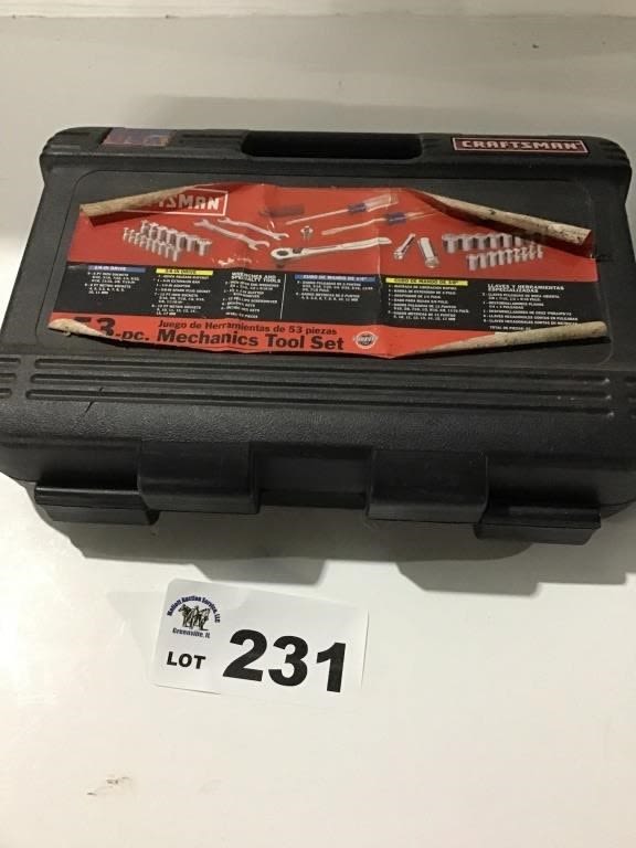 Lot 231: CRAFTSMAN TOOL KIT