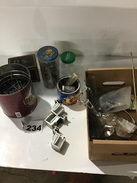Lot 234: NAILS AND HARDWARE