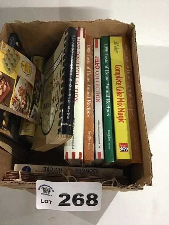 Lot 268: COOKBOOKS