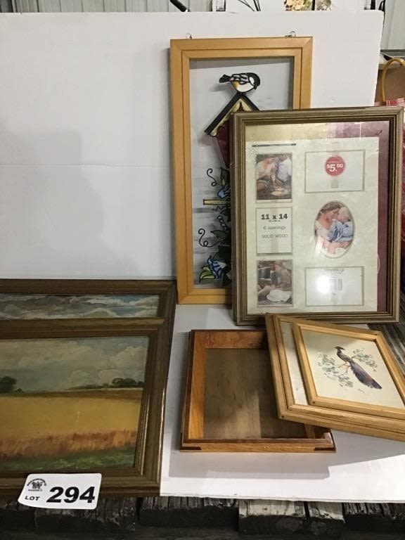 Lot 294: PICTURES AND FRAMES