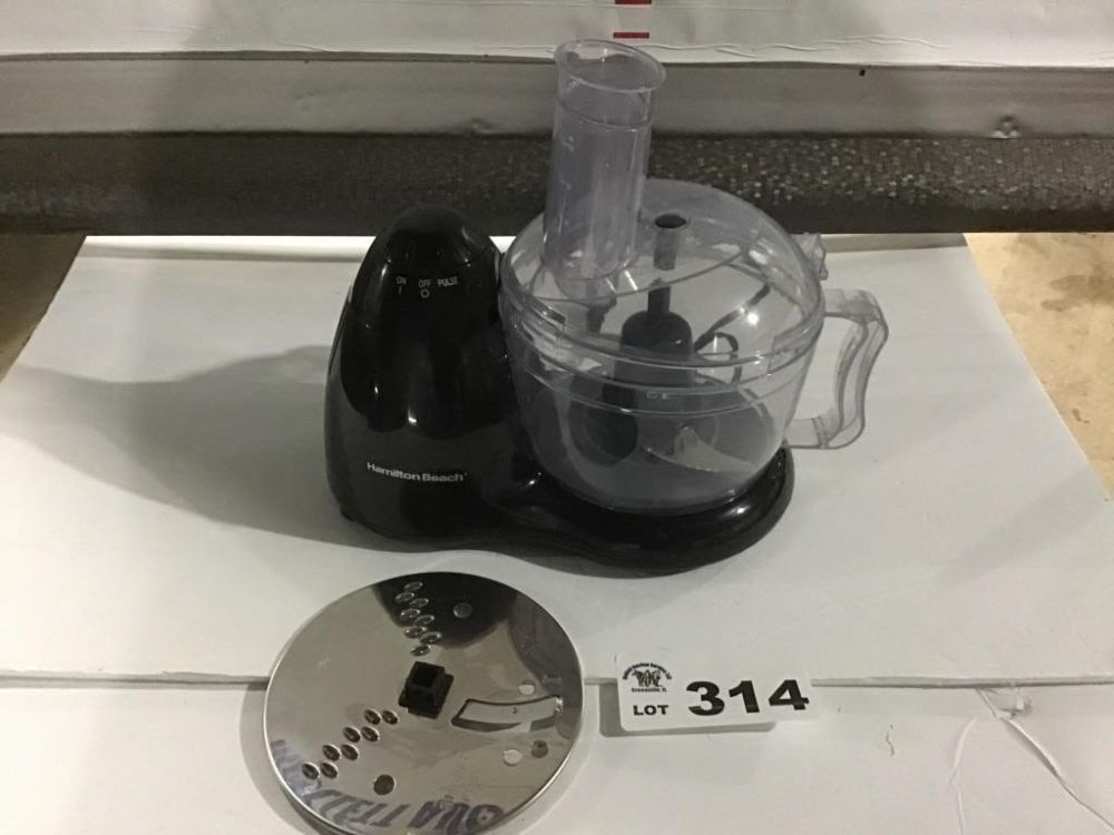 Lot 314: HAMILTON BEACH FOOD PROCESSOR