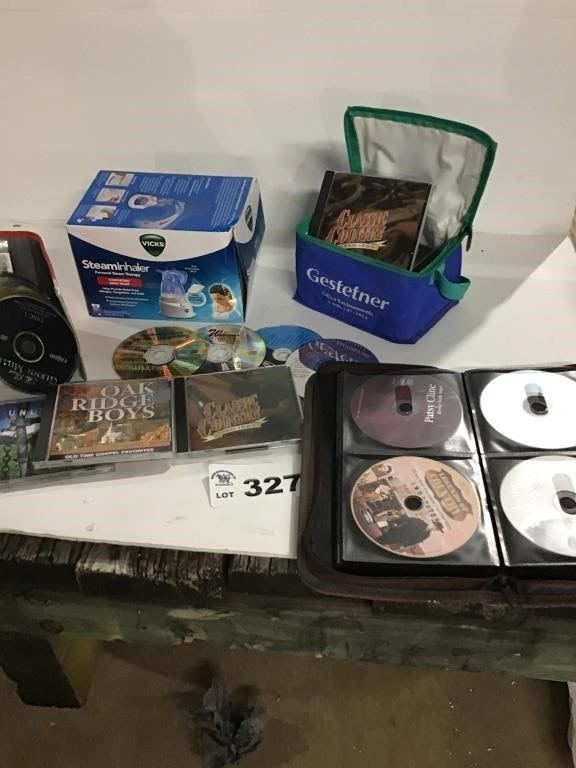 Lot 327: VICKS INHALER, COUNTRY MUSIC CDs