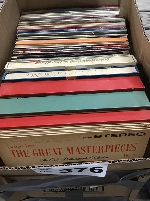 Lot 376: VINTAGE RECORD ALBUMS