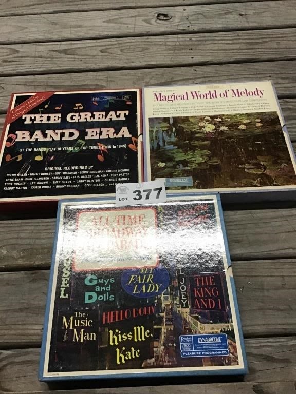 Lot 377: VINTAGE RECORD ALBUM SETS