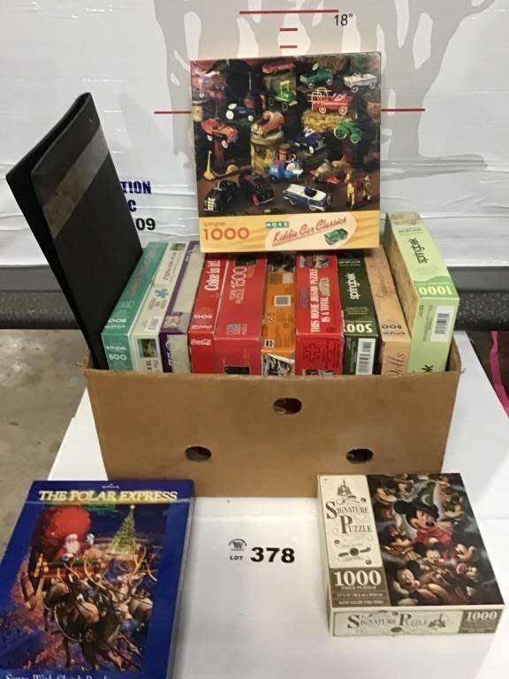 Lot 378: ASSORTMENT OF PUZZLES