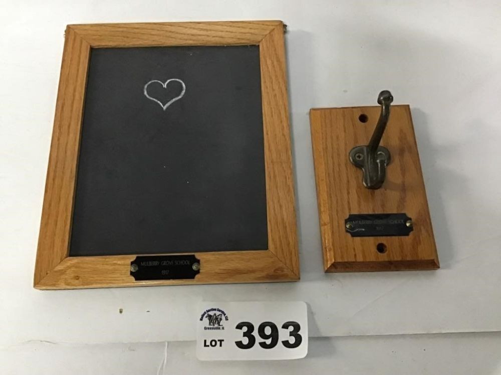 Lot 393: MULBERRY GROVE SCHOOL ITEMS