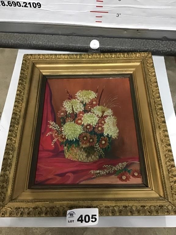 Lot 405: PRAIRIE ARTIST IONA REITZ PAINTING 1975