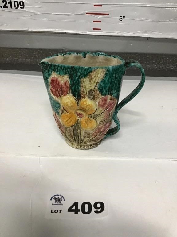 Lot 409: MADE IN ITALY UNUSUAL PITCHER 8 inches tall