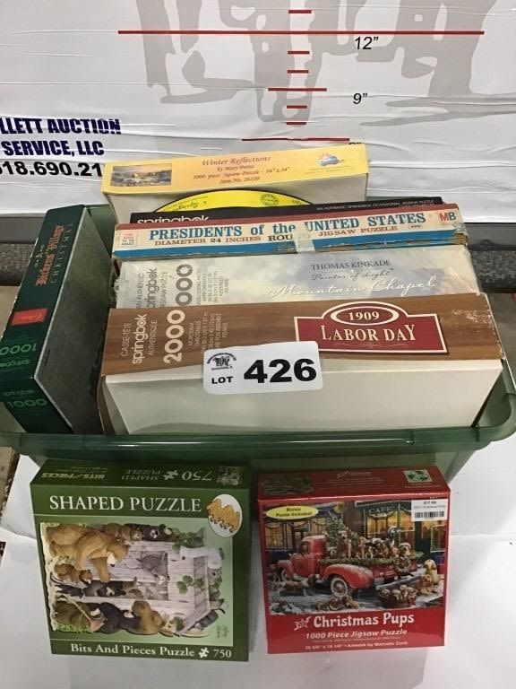 Lot 426: PUZZLES
