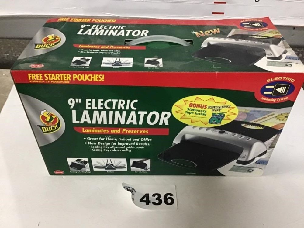 Lot 436: ELECTRIC LAMINATOR