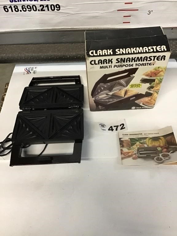 Lot 472: CLARK SNACK MASTER