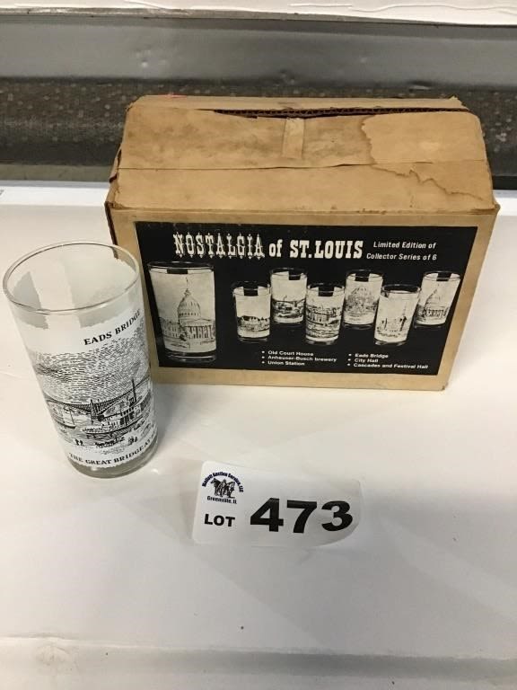 Lot 473: ST LOUIS COLLECTOR SERIES GLASSES. 6