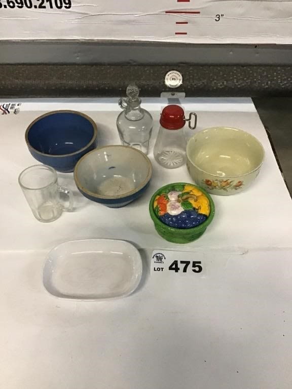 Lot 475: HALL, SALT GLAZED BOWLS