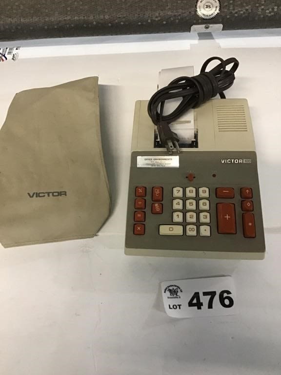 Lot 476: VICTOR ADDING MACHINE