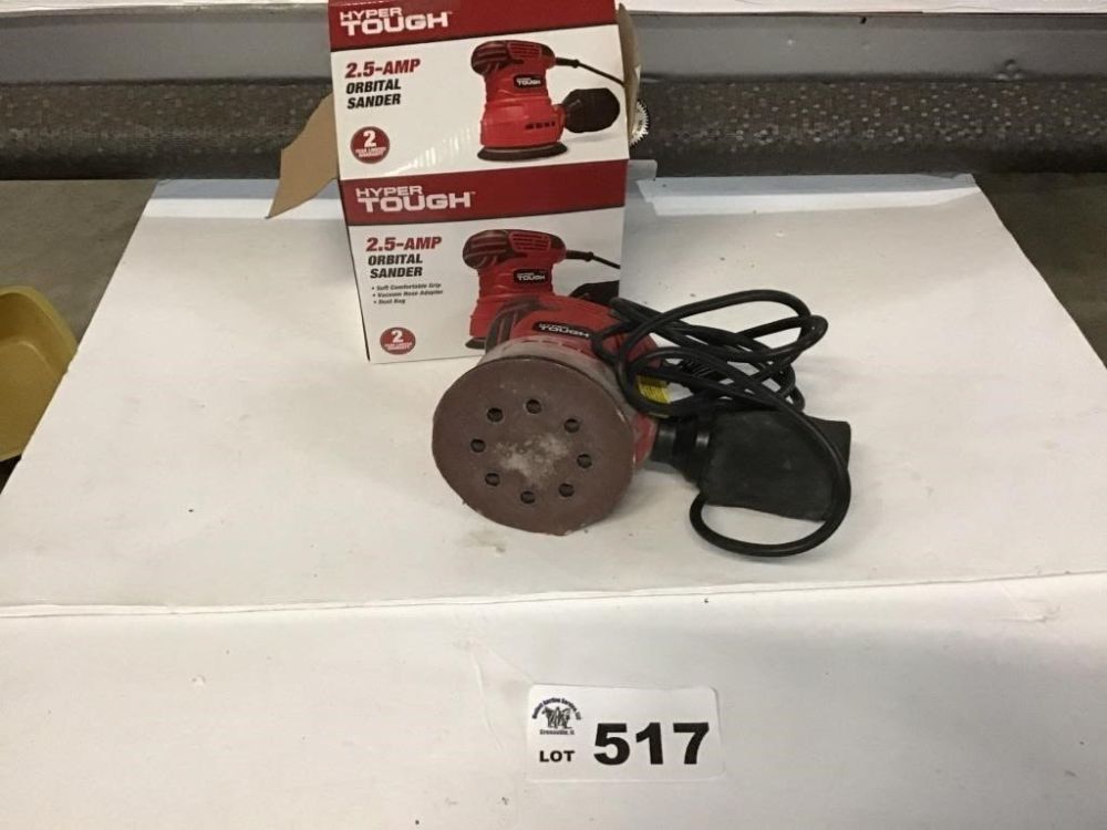 Lot 517: HYPER TOUGH ORBITAL SANDER