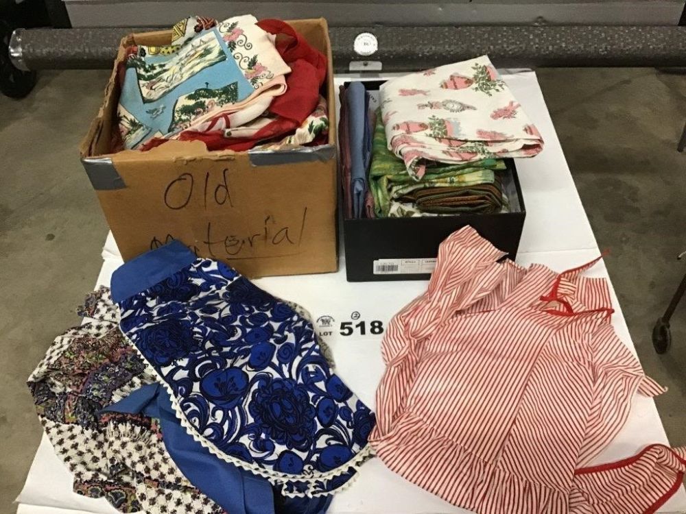 Lot 518: APRONS, MATERIAL