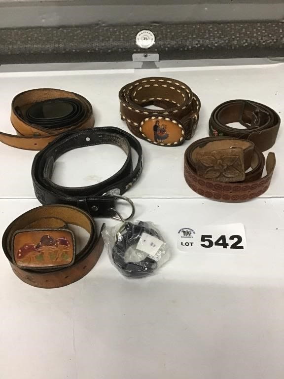 Lot 542: BELTS, BUCKLES