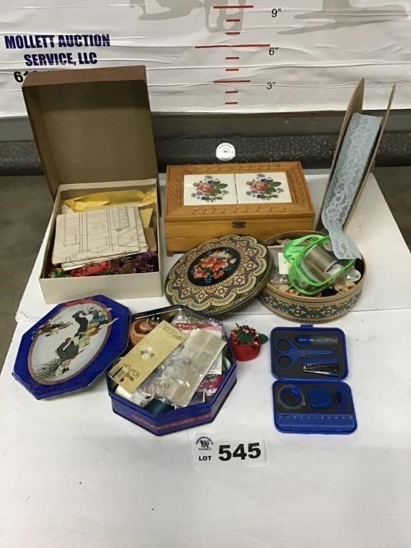 Lot 545: SEWING ITEMS