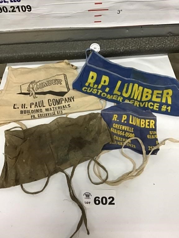Lot 602: TOOL POUCHES