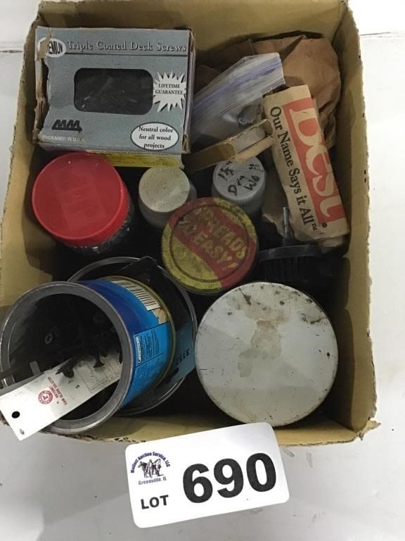 Lot 690: NAILS AND SCREWS