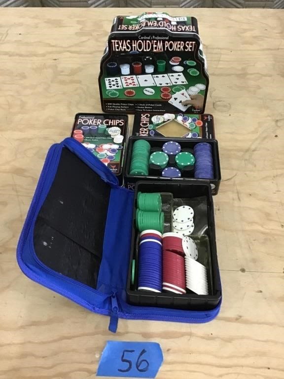 Lot 56: POKER CHIPS