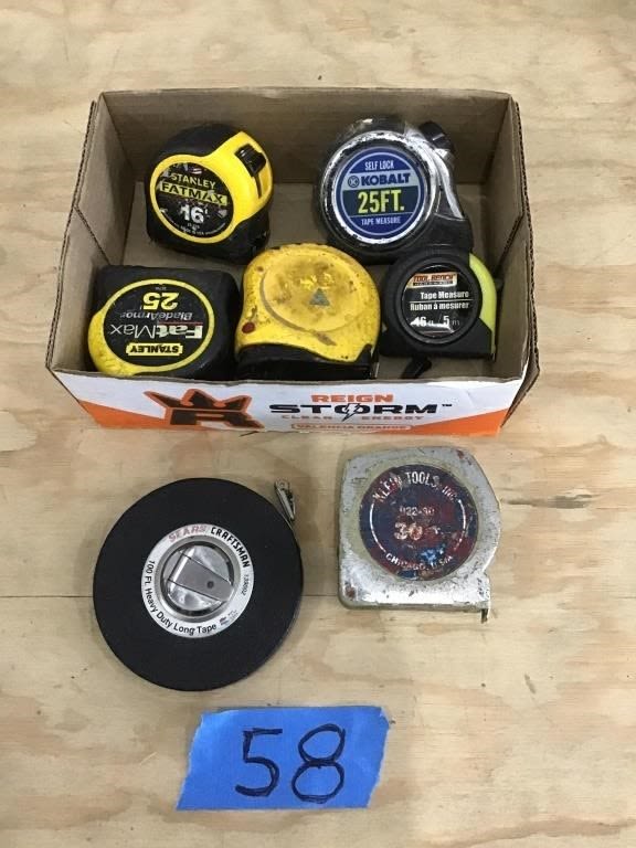 Lot 58: TAPE MEASURES