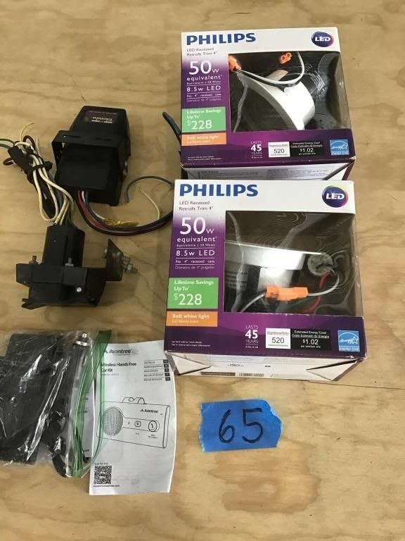 Lot 65: LED LIGHTS, BRAKE CONTROL, , TRAILER PLUG