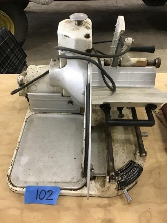 Lot 102: AMERICAN MEAT SLICER