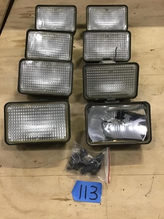 Lot 113: 8-5x7 HALOGEN LIGHTS