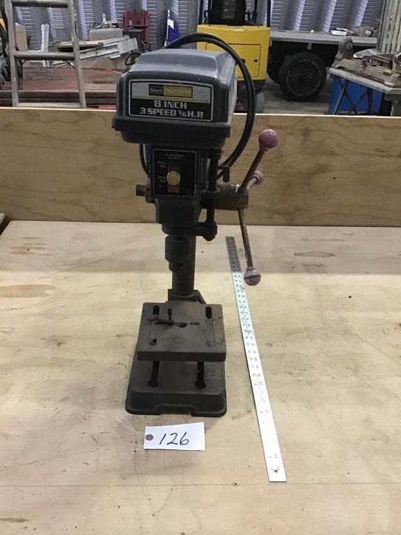 Lot 126: CRAFTSMAN BENCH DRILL PRESS