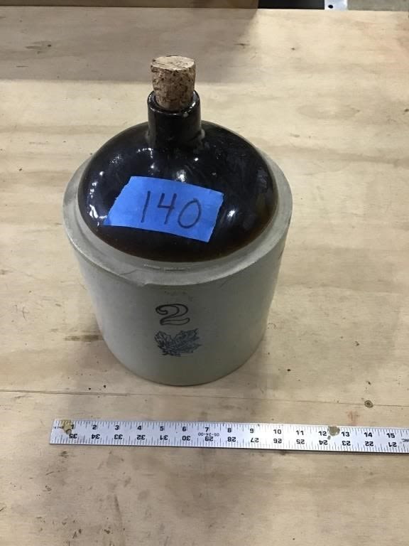 Lot 140: CROCK JUG.  NO CRACKS